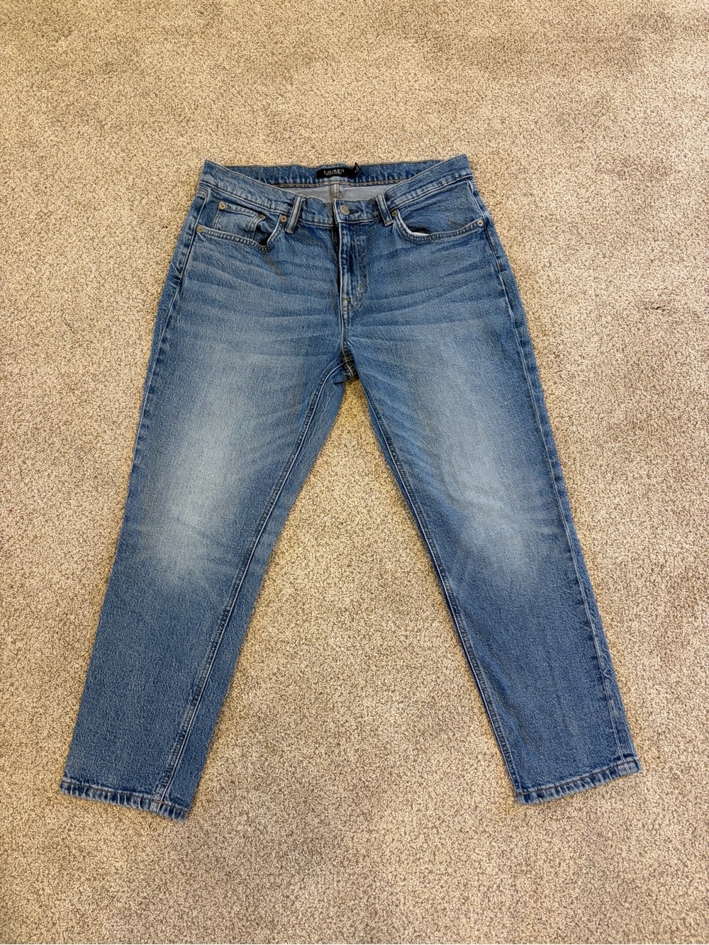Ralph Lauren Women’s Medium Blue Relaxed Jeans